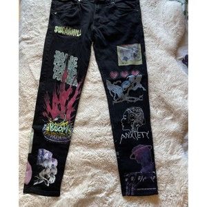 Sugar Hill Anxiety Black Wash Denim Jeans Mens 36